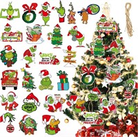 24pcs Grinch Christmas Tree Decorations