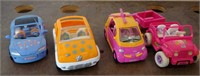 (4) Polly Pocket Cars