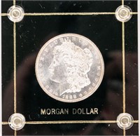 Coin 1888  Morgan Silver Dollar BU DMPLS
