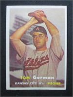 1957 TOPPS #87 TOM GORMAN ATHLETICS