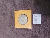 1961 Silver Canadian half dollar