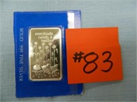 1974 Mother's Day 1 oz. .999 Silver Bar