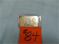 25 Grams, .999 Fine Pure 1 oz. Silver Bar