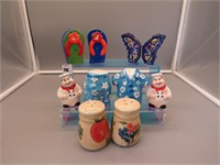 Five Pair of Assorted Salt and Pepper Shakers