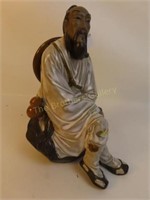 Asian Figurine China Man - 9.5" Tall