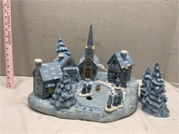 Vintage Christmas Village- Read