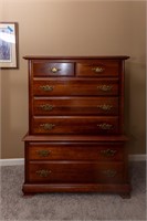 Vintage Mahogany Chest on Chest-style Dresser