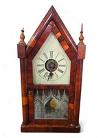 Unusual WM. L Gilbert Clock Co Steeple Alarm Clock