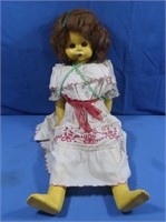 Vintage Celluloid Doll w/Moving Eyes (painted)