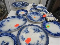 Assorted Flow Blue Dishes, Inventory Book