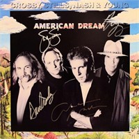 Crosby, Stills, Nash & Young American Dream signed