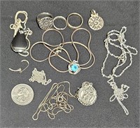 .925 Sterling Silver Jewelry - Necklaces, Rings +