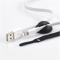 Tangle Free USB Sync and Charge Cable with Lightig
