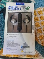Active wireless ear buds