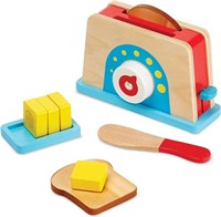 Melissa & Doug Bread and Butter Toaster Set-3+