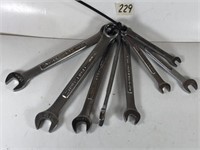 9 Craftsman Combination Wrenches Metric 8mm-16mm