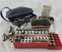 Mixed lot of ammo cases, including .380, & 30.06