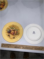 Aynsley Orchard Gold 7" plates lot of 2