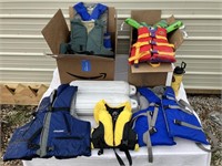 Assorted Life Vests/Buoys