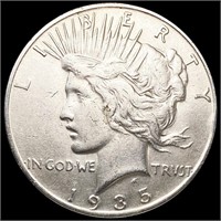 1935-S Silver Peace Dollar CLOSELY UNCIRCULATED