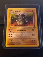 1999 Original OLD Rhydon Pokemon CARD