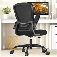 Office Chair  Adjustable Lumbar  High Back Mesh