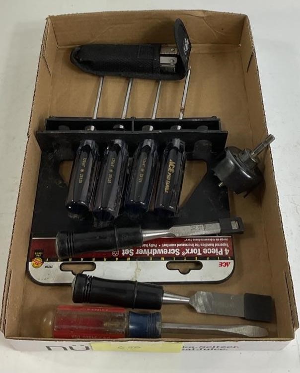 Torques Screw Drivers, Chisels,Multi Tools