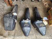 3 Vintage Homelite Chainsaws w/ Cases
