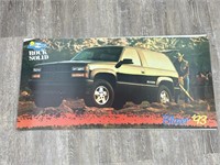 (3) PLASTIC CHEVY DEALER SIGNS 1991,92,93