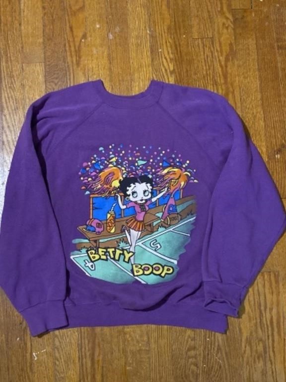 Large Betty Boop sweatshirt