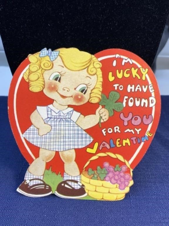 Vintage Valentines card