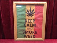 Framed Keep Calm Poster - 16.5" x 20.5"