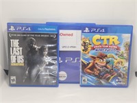 PS 4 Games Last of Us, CTR Nitro Fueled, UFC2