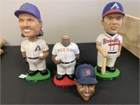 Johnson, Jones, Martinez Bobble Heads.