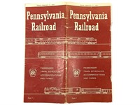 1962 Pennsylvania Railroad Schedules & Fares