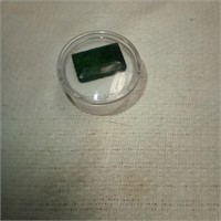 Emerald Cut & Faceted Brazilian Emerald 10.65 ct