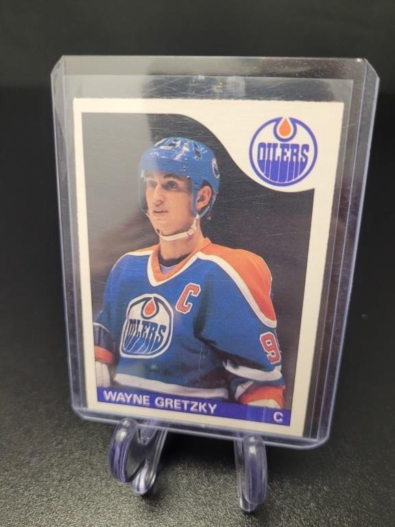 1985 O Pee Chee, Wayne Gretzky card