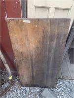 Large antique butcher block counter 48" x 25" x 1.