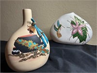 Signed Southwest Style Vases