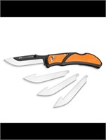 Outdoor Edge Orange 3.0in 4-blades Razorlite Knife
