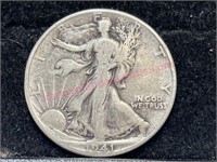 1941 Walking Liberty half dollar (90% silver)