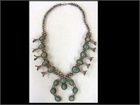 BEAUTIFUL ARTIST SIGNED TURQUOISE AND SILVER