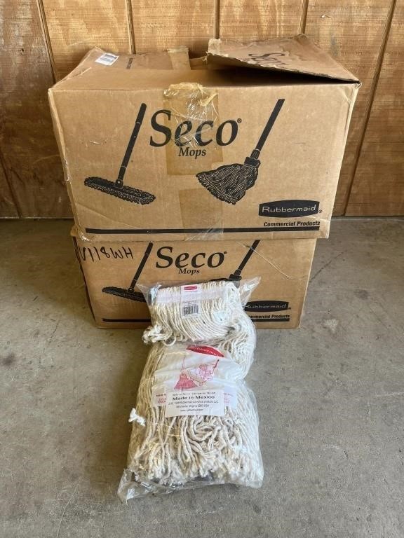 (2) Cases of Seco Mop Heads