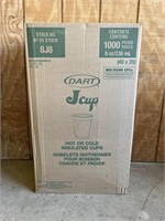 Case of 1000 Dart Hot or Cold Insulated Cups