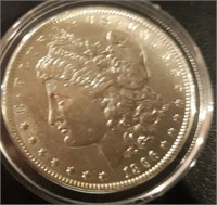 1896 US Morgan Silver Dollar