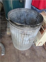 30? gallon steel trash can