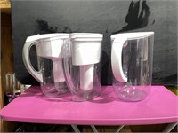 3 Brita Water Filter Pitchers