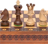 European International Wooden Chess Game Set  Amba