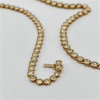 14K Gold and Diamond Necklace