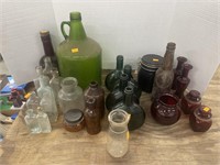 Antique and vintage bottles